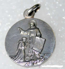 medalla san francisco de asis