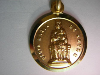 medall leyre oro plata