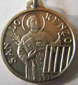 medalla san lorenzo