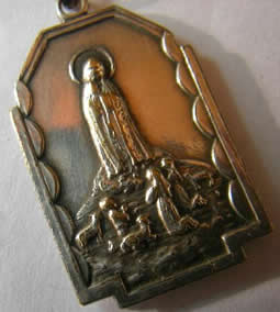 medalla virgen de fatima